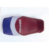 Saddle cover Bagster (2016C) Bordeaux Clair/Bleu Argent/Vilolet Fonce/Letters V Yamaha XJ900 DIVERSION 95-96