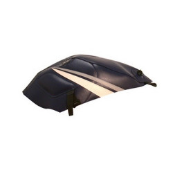 Tapis de réservoir Bagster bleu fonce/gris clair/blanc (1430L) Suzuki GS 500 E