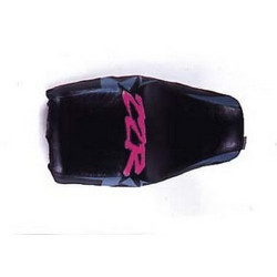 Saddle cover Bagster (2023H) Black/Pervenche/Letters Fuchsia Kawasaki ZZR600 93