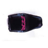 Saddle cover Bagster (2023H) Black/Pervenche/Letters Fuchsia Kawasaki ZZR600 93