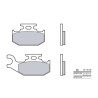 Plaquettes de frein sinter BREMBO 07GR74SD