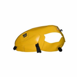 Tapis de réservoir Bagster jaune/bande blanche (1426H) Triumph Thruxton 900