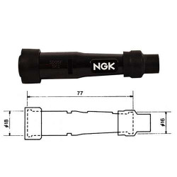 Capuchon anti-parasite NGK SB10E (Olive)