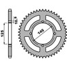 Steel crown PBR 46 teeth not 520 type 857 Yamaha XTZ660 Tenere