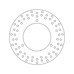Disque de frein  arrière Brembo Série Oro 68B40765 Yamaha MAJESTY 250 00-05 et MBK SKYLINER 250 00-