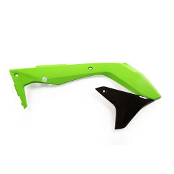 Acerbis Kawaski KX-F450 black/green radiator fins (0021837.377)