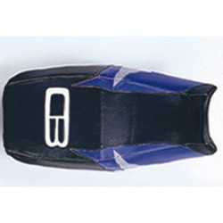 Housse de selle Bagster (2037J) Noir/Violet Fonce/Gris Clair/Lettres Blanches Honda CB500 96
