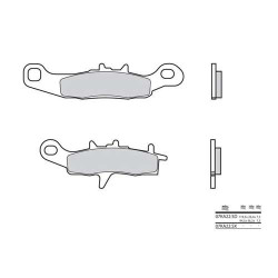 Plaquettes de frein sinter racing BREMBO 07KA22SX