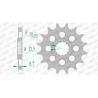 Pignon AFAM 15 dents pas 525 type 28403 Suzuki GSX-R 1000
