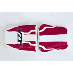 Saddle cover Bagster (2014H) Red/White/Letters Anthracite Yamaha YZF750 94-95