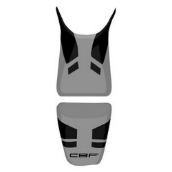 Saddle cover Bagster (2152B) Gris Clair/Black/Black Letters Honda CBF600 S/CBF500 04-07