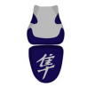 Saddle cover Bagster (2105R) Blue Fonce/Gris Clair/Letters Grises Claires Suzuki GSX1300R Hayabusa 05