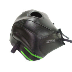 Tapis de réservoir Bagster noir/deco vert (1635C) Kawasaki ZZR1400