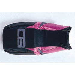 Saddle cover Bagster (2037A) Black/Fuchsia/ Steel/Letters Steel Honda CB500 94