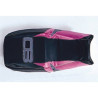 Saddle cover Bagster (2037A) Black/Fuchsia/ Steel/Letters Steel Honda CB500 94