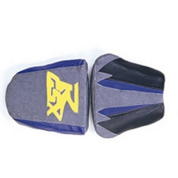 Saddle cover Bagster (2078C) Noir/Violet Fonce/Acier/Lettres Surf Suzuki GSX600R 97-00