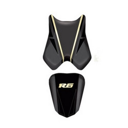 Saddle cover Bagster (2203G) Black/gold/White Yamaha YZF-R6 09-10