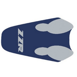 Housse de selle Bagster (2139D) Baltique/Gris Clair/Lettres Grises Claires Kawasaki ZZR1200 04