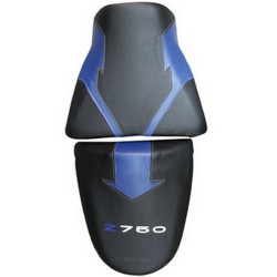 Housse de selle Bagster (2142F) Bleu/Noir/Lettres Grises Claires Kawasaki Z750 04-05