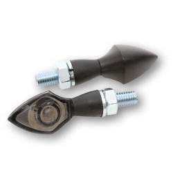Clignotants moto HIGHSIDER PEN HEAD NOIR/FUME