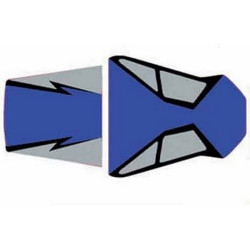 Housse de selle Bagster (2127C) Bleu/Noir/Acier Aprilia RSV1000 01-03