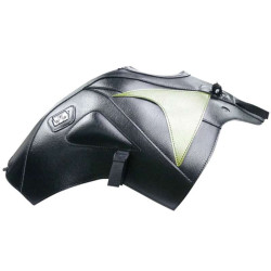 Tapis de réservoir Bagster noir/deco olive (1482J) Honda CBF600 S (tête de fourche carénée)