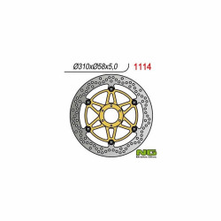 Disque de frein moto NG (réf. 1114)