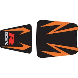 Saddle cover Bagster (2151B) Black/Orange/Letters Grises Claires Suzuki GSX600R 04