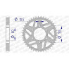 Couronne alu AFAM 44 dents pas 530 type 17604 Kawasaki ZXR 750 R