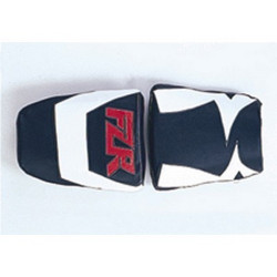 Saddle cover Bagster (2012D) Marine/Blanc/Letters Coquelicot Yamaha FZR600 94-95