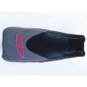 Housse de selle Bagster (2004I) Anthracite/Noir/Lettres Fuchsia Honda TRANSALP XL600V 95-96