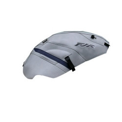 Tapis de réservoir Bagster gris clair/bande bleu foncé (1516G) Yamaha FJR1300