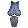 Housse de selle Bagster (2155B) Noir/Baltique/Bleu Fonce/Lettres Blanches Yamaha YZF-R1 04-05