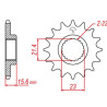 Pignon JT 14 teeth not 520 type 577