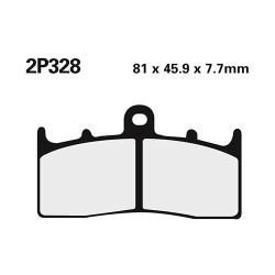 Plaquettes de frein sinter Nissin 2P-328ST