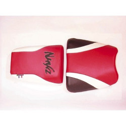 Saddle cover Bagster (2048F) Red Fence/White/Black/Letter Kawasaki ZX7 R 99