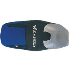 Housse de selle Bagster (2103E) Argent/Noir Quadrille/Baltique/Lettres Argent Honda XL1000V VARADERO 00-06