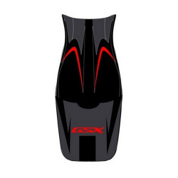 Housse de selle Bagster (2202C) Noir/Noir Mat/Lettres Rouges Suzuki GSX650 F 08