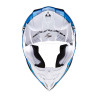 Casque cross Scorpion VX-16 EVO AIR GEM Blanc / Bleu