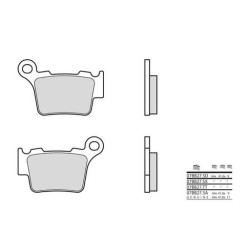 Plaquettes de frein organique BREMBO 07BB275A