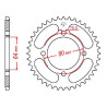 Couronne acier JT 32 dents pas 520 type 1910