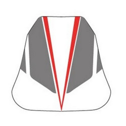 Housse de selle Bagster (2119C) Blanc/Gris Clair/Rouge Honda VTR1000 SP2 02