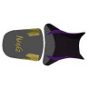 Saddle cover Bagster (2090C) Anthracite/Black/Gold/Blue From China/Letters Kawasaki ZX6 R 98