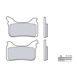 Brake pads sinter racing BREMBO 07GR75SX