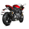 Mivv SR-1 Titanium black approved muffler (T.025.LR1TB) Triumph Speed Triple 1200RR/RS
