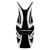 Saddle cover Bagster (2199C) Black/White Letters Honda TRANSALP 700 08-10