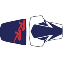Saddle cover Bagster (2137A) White/Bleu Fonce/Red Letters Honda CBR900RR Fireblade 02