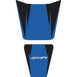 Saddle cover Bagster (2141E) Blue/Black/Letter Grey Claires Kawasaki ZX6 R/RR 04