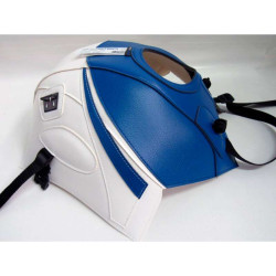 Tapis de réservoir Bagster bleu/blanc (1652B) Suzuki INAZUMA 250