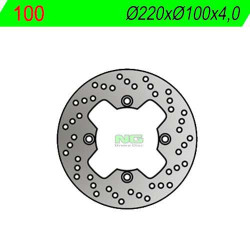 Disque de frein arrière NG Kawasaki ER6, Versys, ZX6R, ZX10R, Z750/Z1000